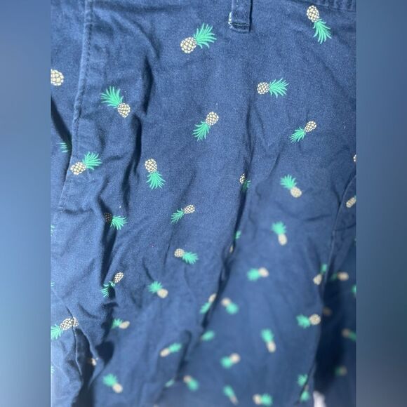 Navy Blue Pineapple Print George Men’s Shorts Size 44 EPC - Picture 2 of 6